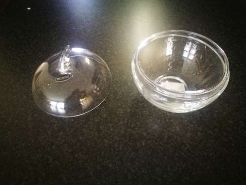 Ernt Rosemthal Cristal Jar with Lid