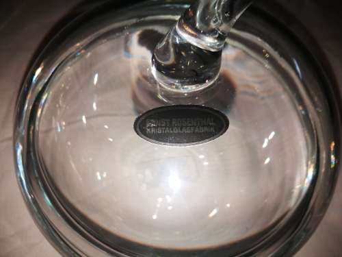 Ernt Rosemthal Cristal Jar with Lid