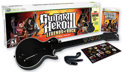 Xbox 360 Guitar For Guitar Hero - Mint