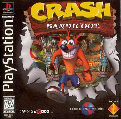 Crash Bandicoot 1, 2 & 3 PS1/PS2.