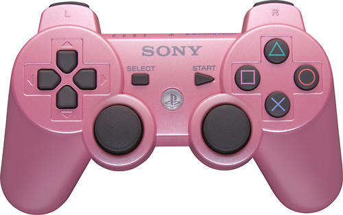 PS3 Pink Dual Shock Control - New