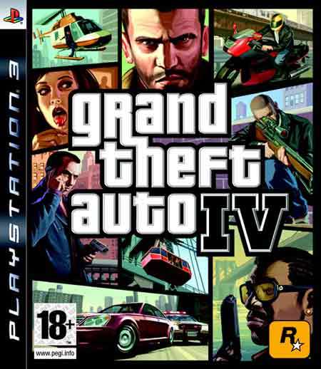 PS3 Grand Theft Auto IV- New