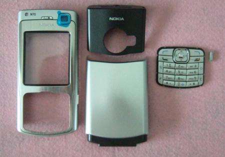 Nokia N70 Replacement Housing Silver. IN STOCK.