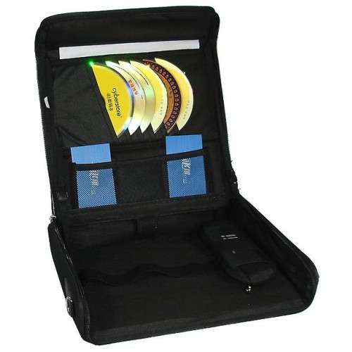 Wii Travel Bag Multi-Functional Carrying Leather Case. Black.
