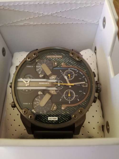 Diesel Mr. Daddy 2.0 Blue Dial Quartz Men's Watch DZ7331.