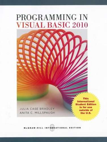 Programming in Visual Basic 2010