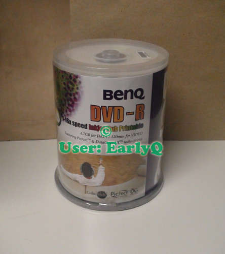 100 Pack BenQ DVD-R Discs