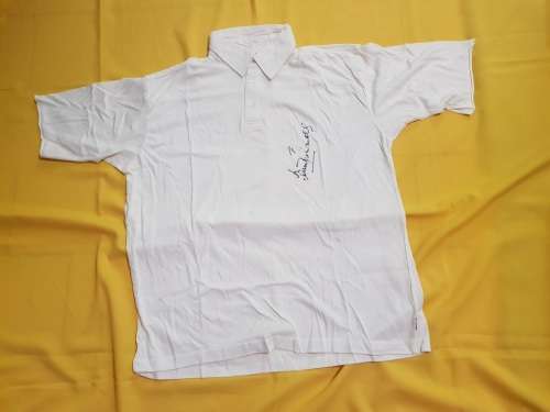 Barry Richards Signed Vintage Cricket Shirt