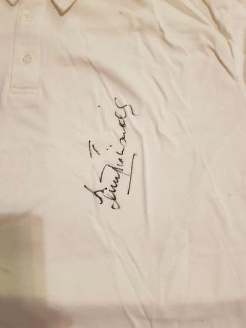 Barry Richards Signed Vintage Cricket Shirt