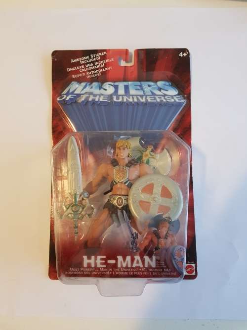 Masters of the Universe He-man 200x Mint on Card First Release 2002