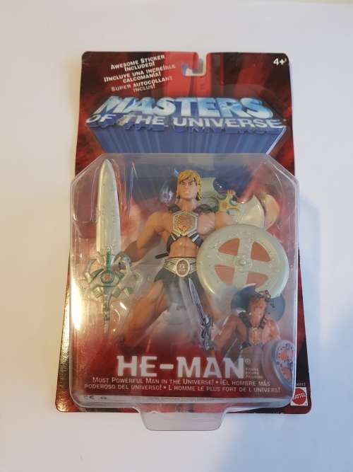 Masters of the Universe He-man 200x Mint on Card First Release 2002