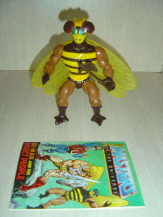 BUZZ-OFF + Weapons + Mini Comic !!!! Rare !!! Masters of the Universe!!!!!!