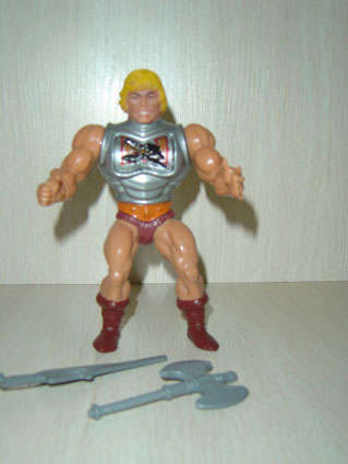BATTLE ARMOR HE-MAN + Weapons !!!! Rare !!! 100% complete !!!Masters of the Universe - Mattel