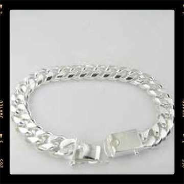 MENS/LADIES LINK BRACELET IN 925 SILVER