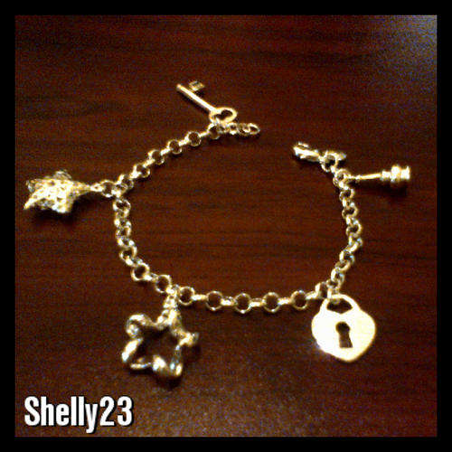 925 BELCHER LINK BRACELET WITH CHARMS **In Stock**REAL STUNNER**LAST ONE LEFT OF LOT**
