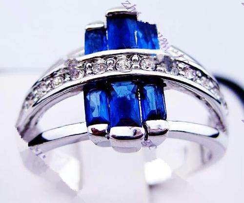 1.92ct Blue Sapphire 10Kt White Gold Ladies Ring**In Stock**