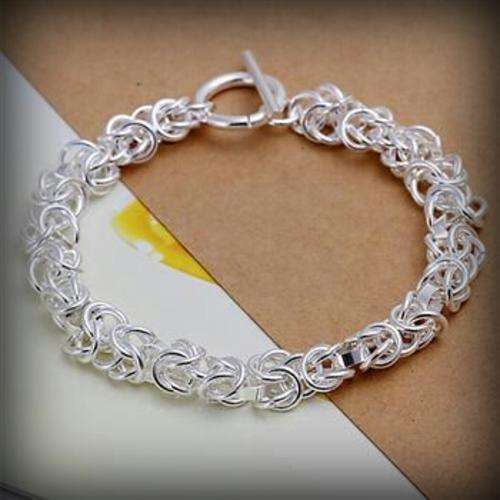 .925 SILVER LADIES LINK BRACELET