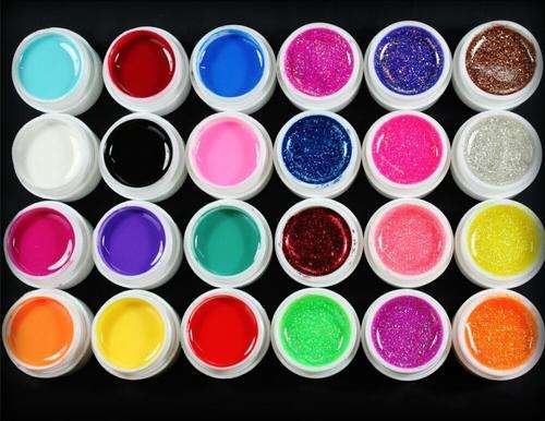 12 Glitter Dust UV Builder Gel **In Stock**