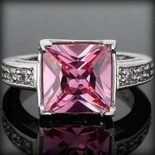 Kunzite Gemstone White Gold Ladies Ring**In Stock**Last one Left**