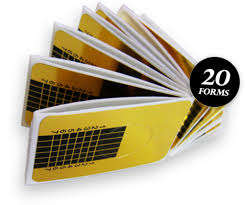 20 Nail Extension/ Form Stickers **In Stock**