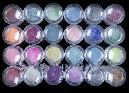 24 Pieces READYMIXED Acrylic Glitter Powder**First on BoB!!**In Stock**