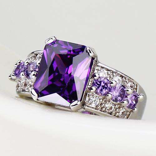 .925 Natural Amethyst 1.74ct Gemstone Ladies Ring **In Stock**