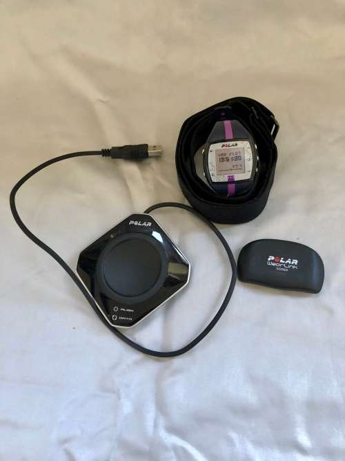 Polar Women¿s Heart Rate Monitor with Chest Strap (Size: M) Colour: Blue/Lilac