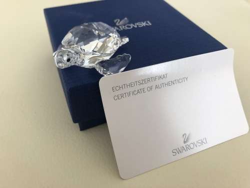 Buy Beautiful Swarovski Crystal Turtle Ornament WITH CERTIFICATE