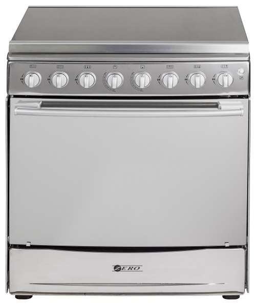 Zero Appliances 6 Burner Stainless Steel LP Gas With Gas oven