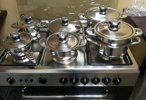 21pce Stainless Steel Cookware Pot Set  *With Accessories*