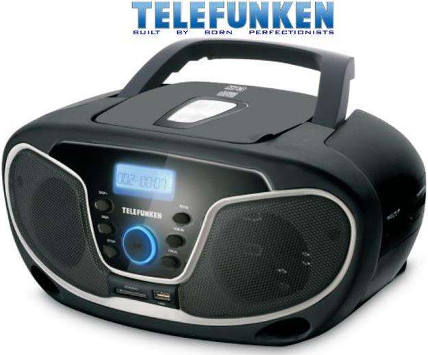 Telefunken Portable CD/ MP3 Player with USB