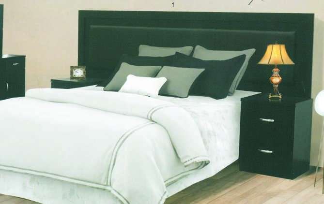 Vegas Headboard & Tables (2458 x 407 x 1270mm)