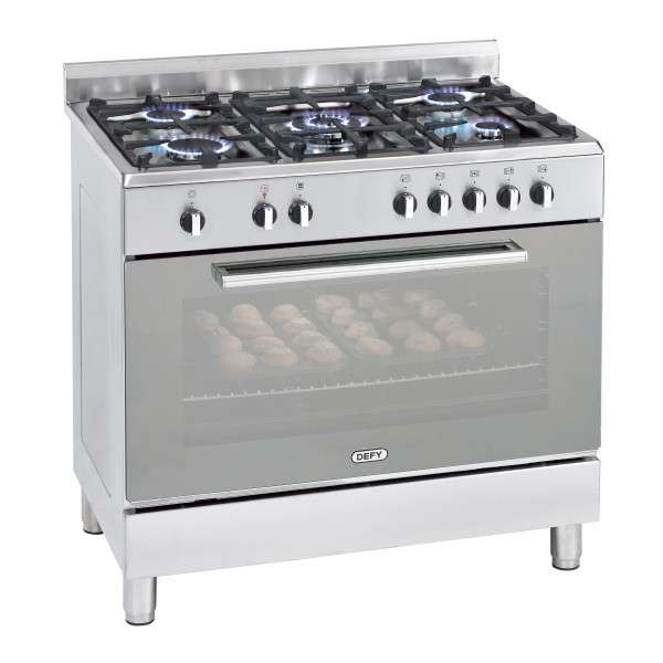 DEFY 5 BURNER MULTIFUNCTION GAS/ELECTRIC STOVE - DGS154