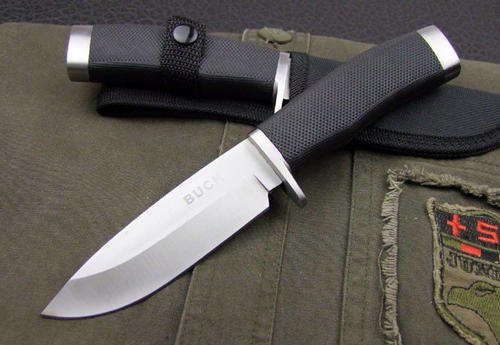 OEM Buck 768 Silver Hunting Knife