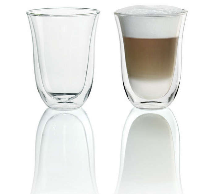 DeLonghi Set Of 2 Latte Glasses