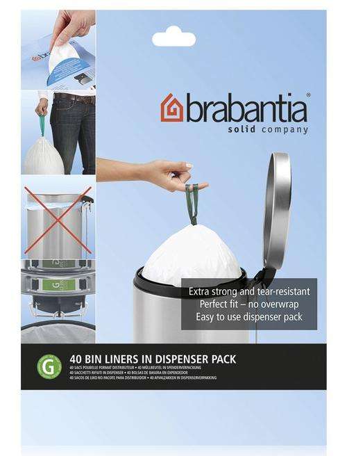 Brabantia BinLiner Code G (23 / 30L) - 40 Bags