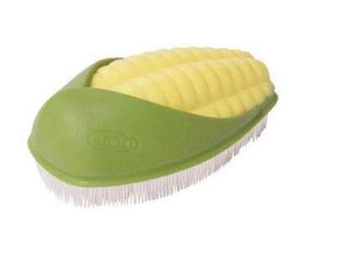 Chef'n Corn Scrub Brush - Arugula / Lemon