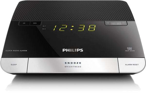 Philips Mobile Phone & USB Charging Clock Radio