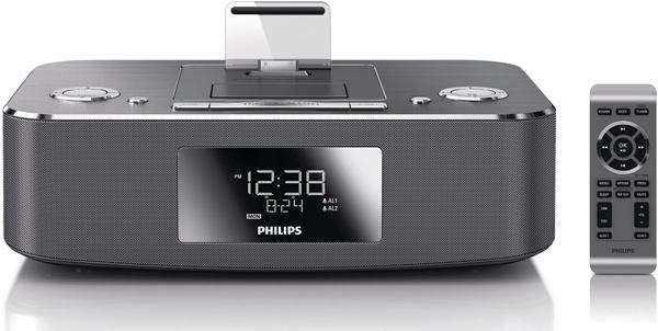 Philips Dual Docking Station For iPod, iPhone & iPad - Aluminium