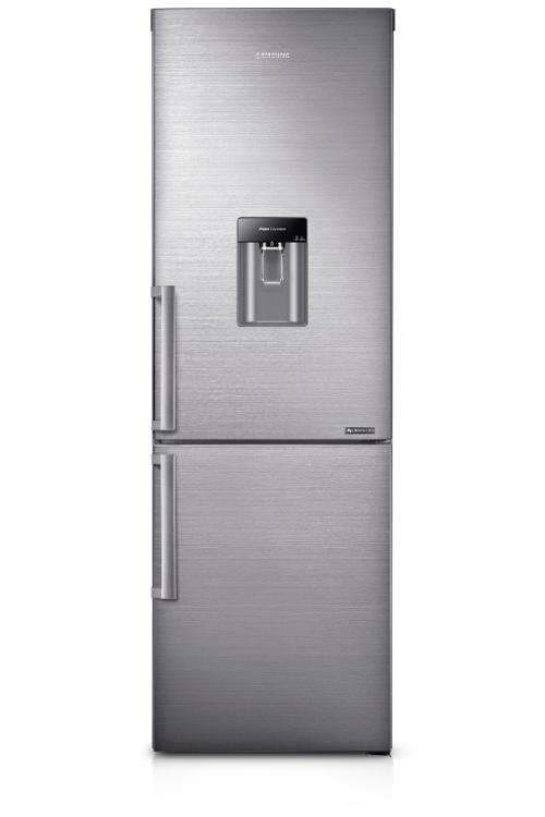 Samsung 321L Bottom Freezer Fridge Combo With Water Dispenser- Inox Stainless Steel