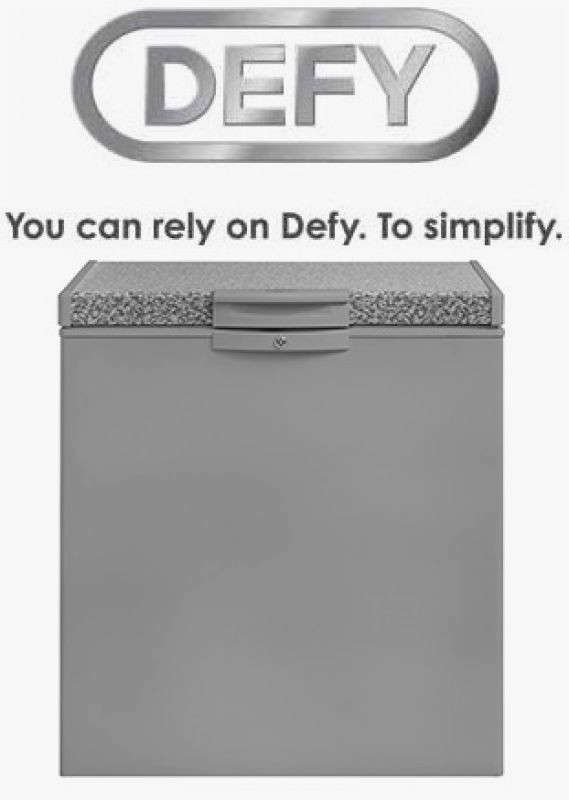 Defy Chest Freezer CF210 - Metallic