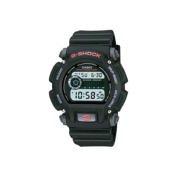 Casio Men's DW9052-1V G-Shock Black Stainless Steel and Resin Digital Watch