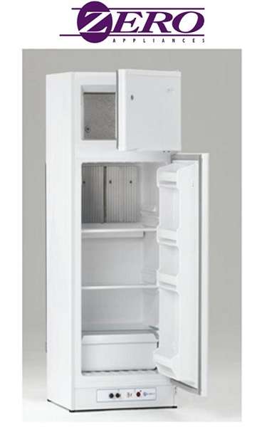 ZERO APPLIANCES 230LTR GAS & ELECTRIC FRIDGE/FREEZER Shop Soiled