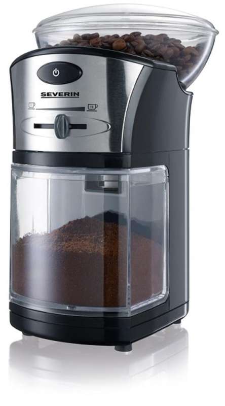 Severin Coffee Grinder - Black & Silver