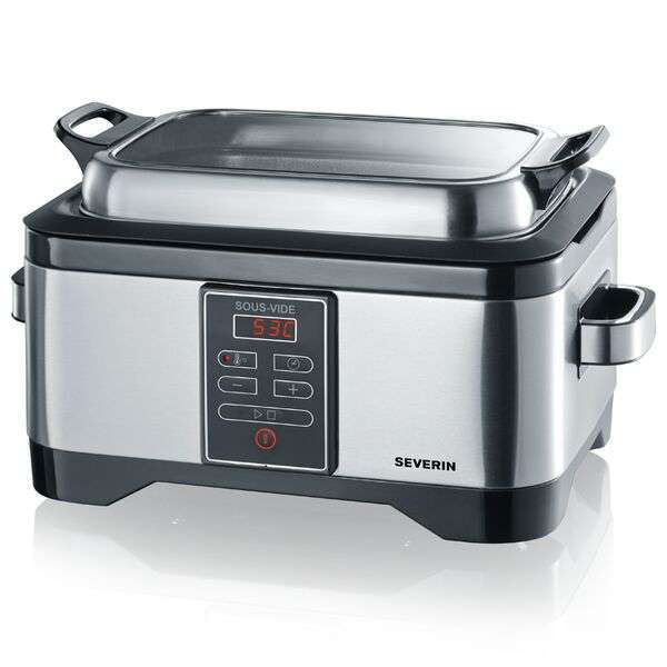 Severin Brushed Stainless Steal Sous -Vide Cooker - Black 550 Watts