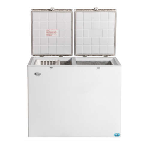 ZERO APPLIANCES 236 LITRE DOUBLE BIN GAS ELECTRIC FRIDGE FREEZER (Factory Seconds)