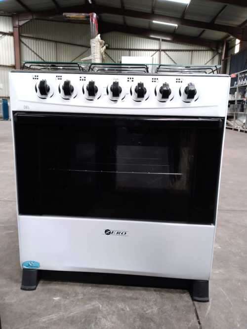 6 BURNER GAS STOVE WITH FFD ON ALL FUNCTIONS - SECOND HAND - NOT BOXED