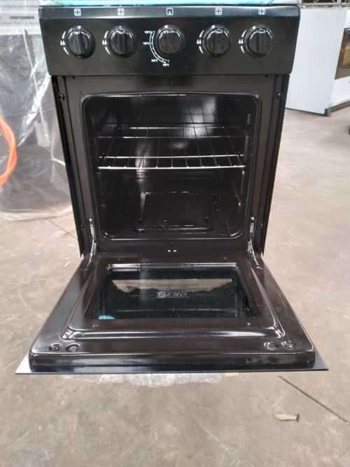 Zero appliances 4 Burner Black Gas Stove - Second Hand - NOT BOXED