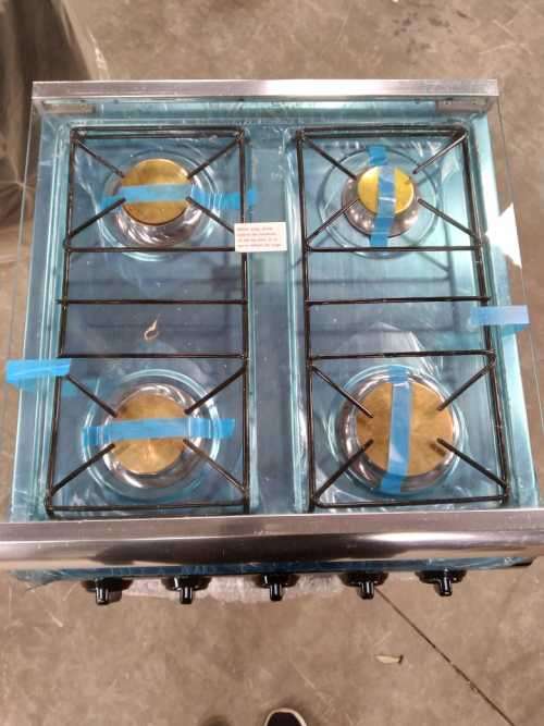 Zero appliances 4 Burner Black Gas Stove - Second Hand - NOT BOXED