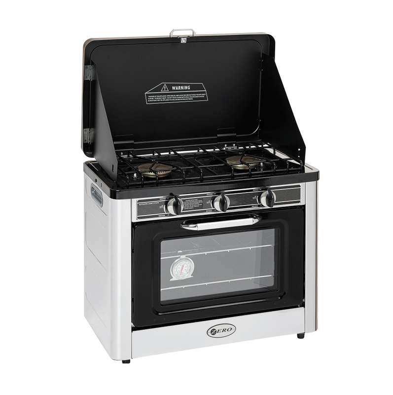 Zero Portable Outdoor 2 Burner Gas Stove And Oven